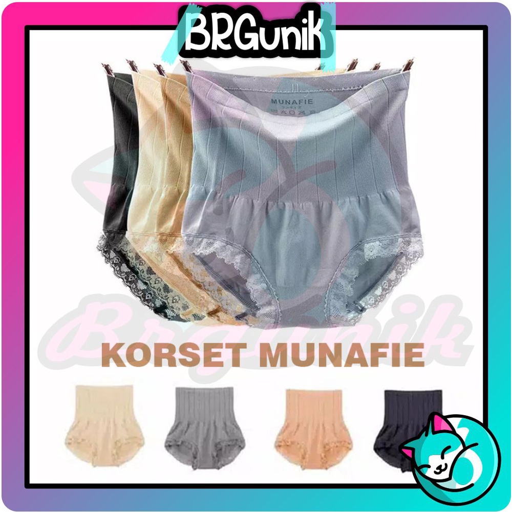 BRGUNIK Munafie Slimming Pant Korset Pengecil Perut Celana Dalam CD munafi COD B002