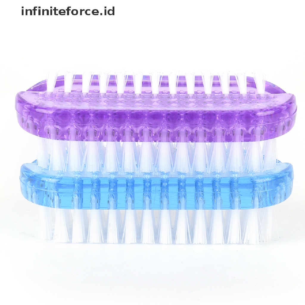 Infiniteforce.id Alat Pembersih Debu Nail Art Dua Sisi Bahan Plastik