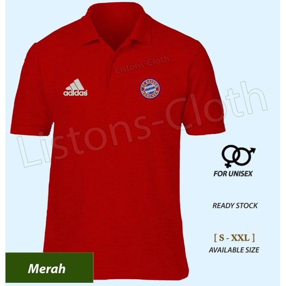 DI JUAL KAOS POLO BAYERN MUNCHEN BAJU BOLA MANTAP