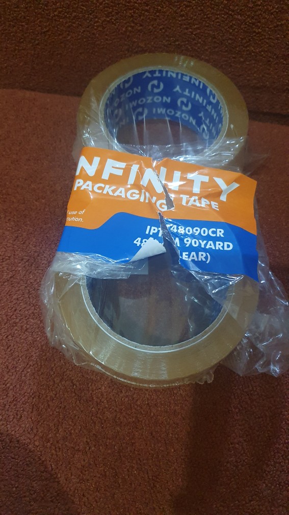 Lakban Bening 48mm X 90 Yard Nozomi Infinity