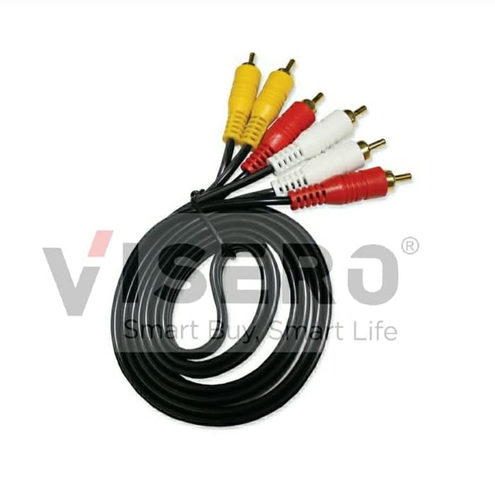 Cable RCA/Kabel RCA/Cable AV/Kabel AV 3M Jack 3 To 3 Visero