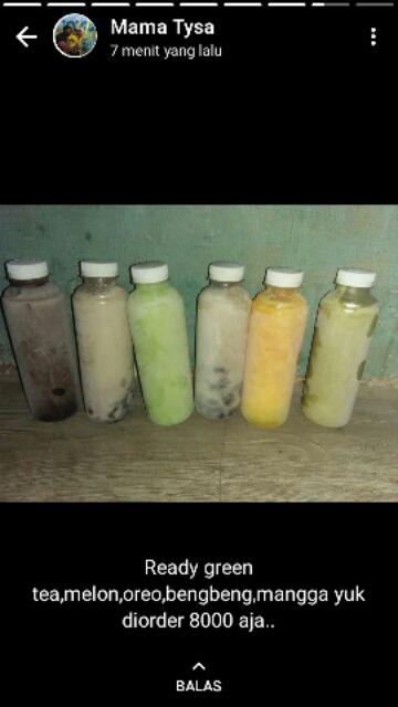 Botol Kale 250 Ml Almond @620 Luar Kota