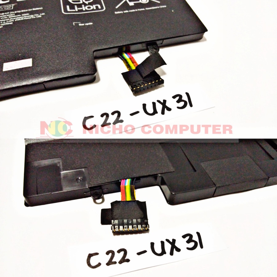 ORIGINAL BATTERY ASUS C22-UX31 C23-UX31 UX31A UX31E UX31E-DH(0802017)