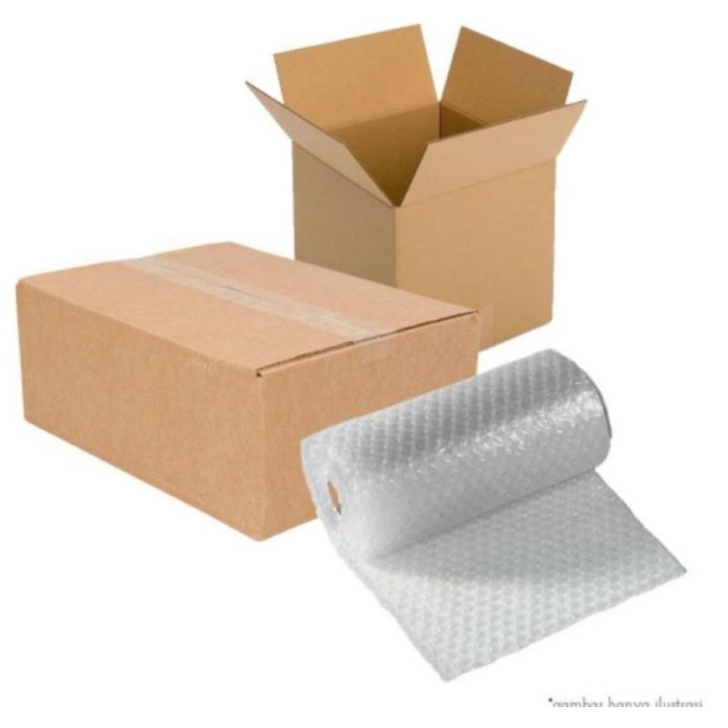 Extra Packing Bubble Wrap / Kardus