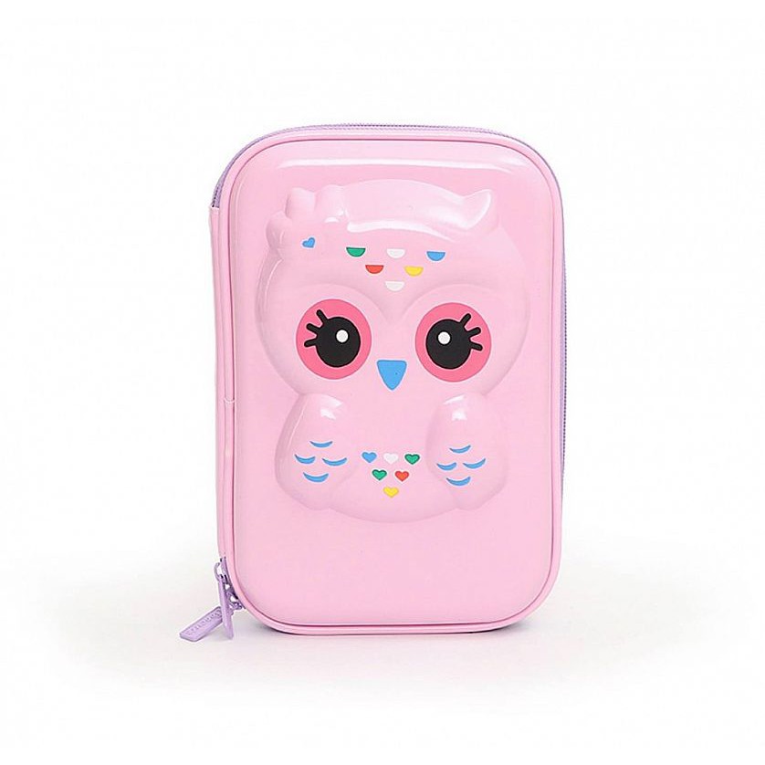 

SMIGGLE BALLPOINT/PENCIL CASE OWL SHINNY