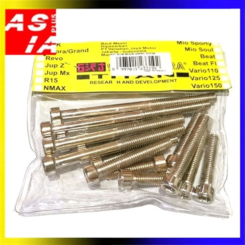 BAUT BLOK CVT VARIASI RACING C6Z MESIN MOTOR HONDA VARIO TECHNO 150
