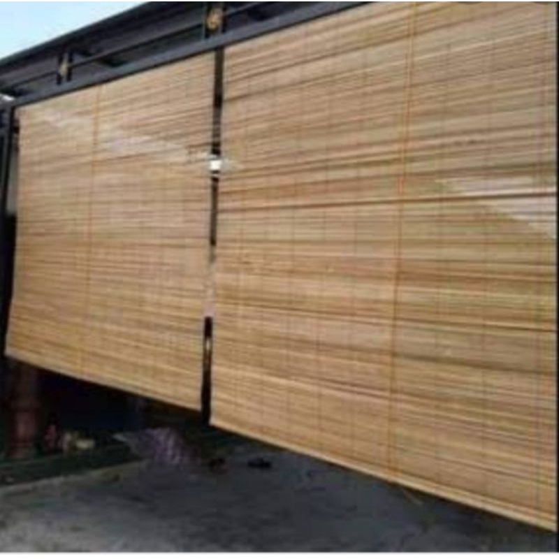 krey tirai bambu sawit ukuran ,1.5x2, 3x3