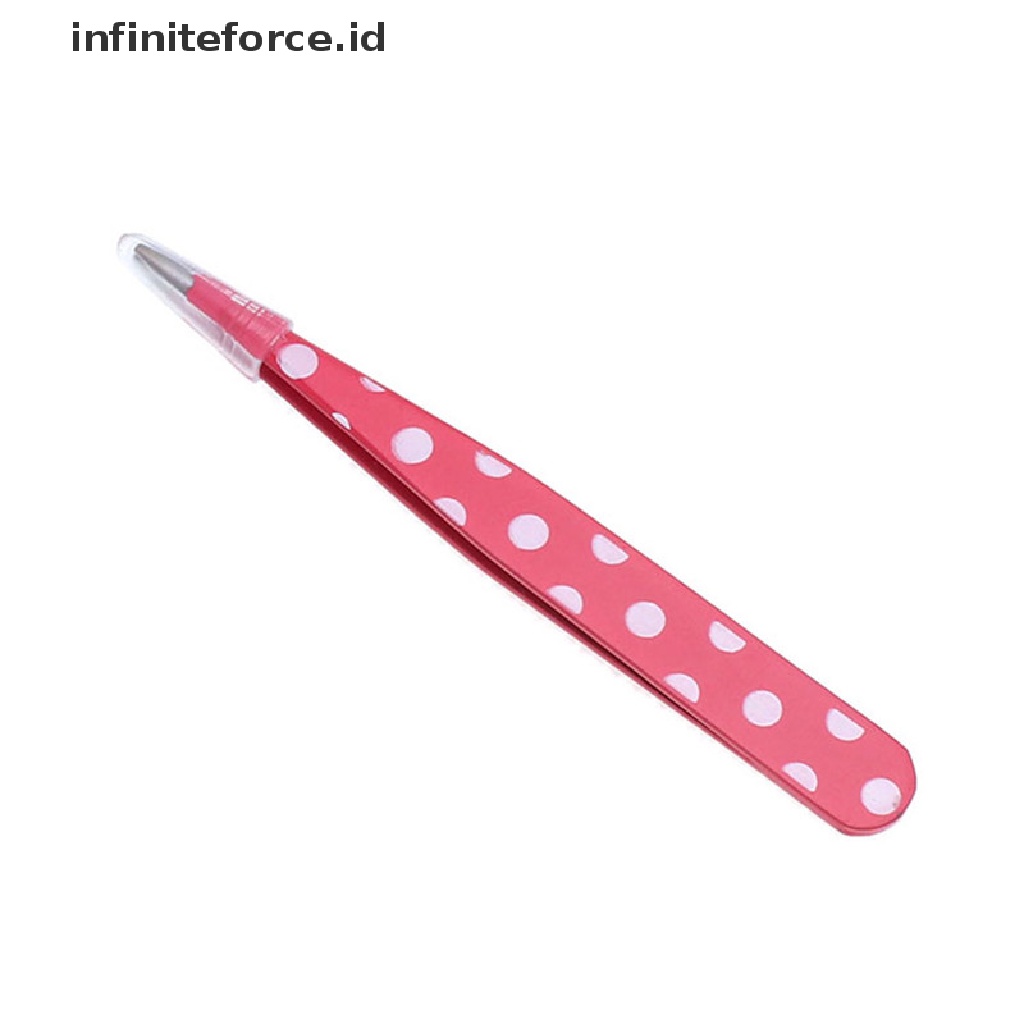 Infiniteforce.id 2pcs / Set Pensil Alis Motif Leopard Bahan Stainless Steel Untuk Makeup / Kosmetik Wanita