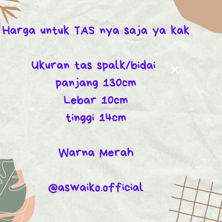 Segera Order TAS SPALK/BIDAI, tas bidai alat P3K,berlogo PMI/tanpa Logo Teroke