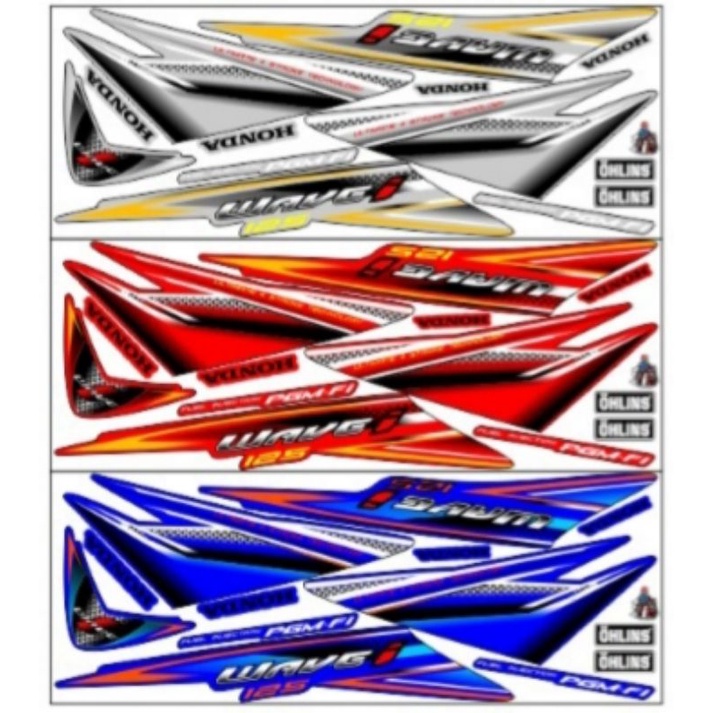 striping WAVE 125i/honda supra 125 old