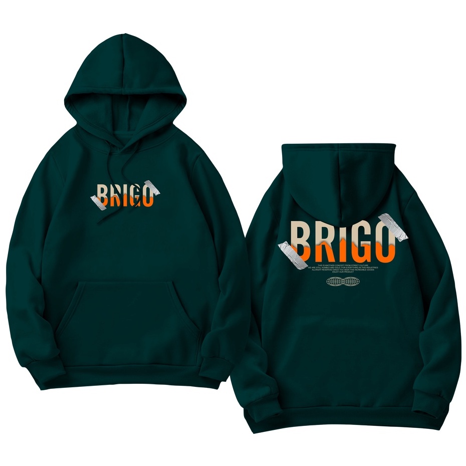 BRIGO Jumper Hoodie Scotch tape Art   II Sweater Hoodie BRIGO Sablon DTF Fleece Cotton M-XXL (Pria &amp; Wanita) Free stiker&amp;Gantungan Kunci