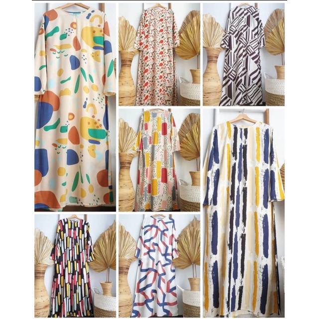 DASTER RAYON LENGAN PANJANG/ DASTER PANJANG