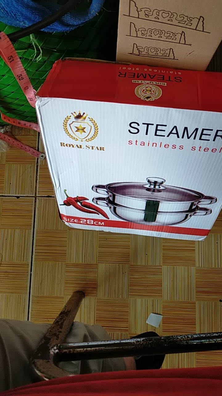 Panci Streamer Stainless Steel 28 Cm Kukus Dan Rebus