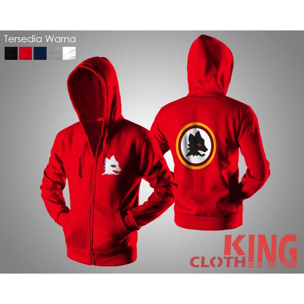 JAKET HOODIE AS ROMA