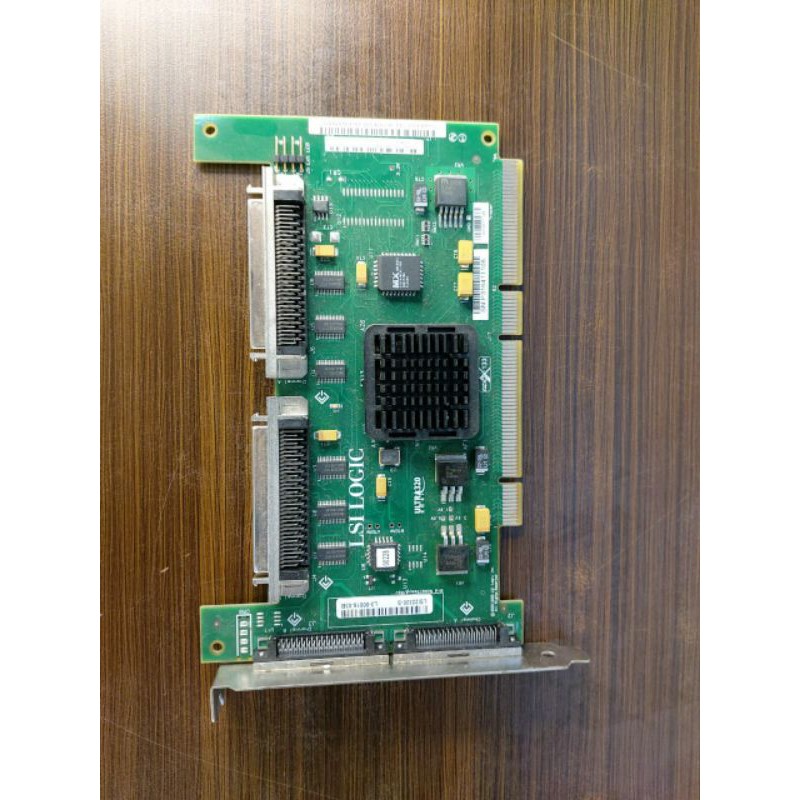 PCI LSI LOGIC LSI22320-S Dual Ultra320 SCSI ke PCI-X Raid Card Adapter 03-00016-03B murah