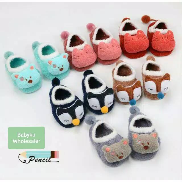 kaos kaki bayi 3d socks animal anti slip / kaos kaki 3d boneka