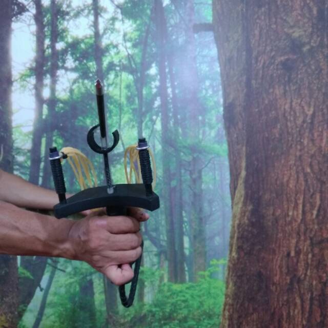 KETAPEL PANAH New Catapult Bow 3in One 360 Derazat Sling Bow JUMBO XXL  Bisa Diputar 25 x15x10x29cm