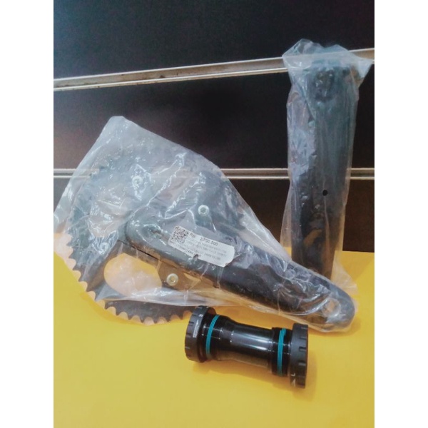 CRANKSET BMX RACE SAMOX BB 24 175 X 44 T ALLOY