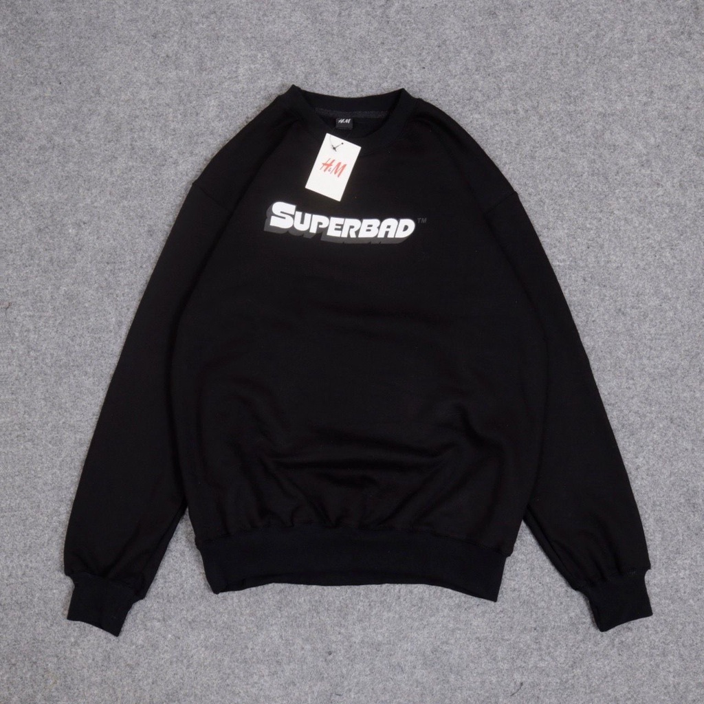 SWEATER CREWNECK H&amp;M SUPERBAD PREMIUM FULLTAG &amp; LABEL