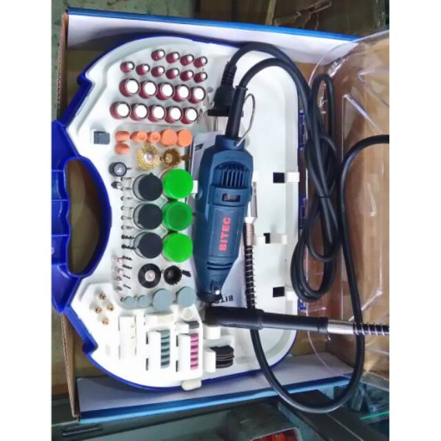 Mesin Gerinda Tuner set Komplit Bitec + fleksibel +aksesoris - SGM 3000