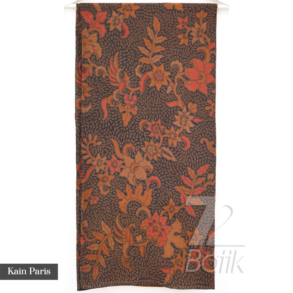 KAIN BATIK PREMIUM Bahan Paris Motif Kembang Warna Kuning Orange Oren Oranye 724995 Cap 72 Jarik Jarit Samping Kebat Panjang Batik Paris Modern Premium Bahan Seragam Batik Pernikahan Kantor Keluarga Murah Kamen Jadi Batik Bali Lembaran