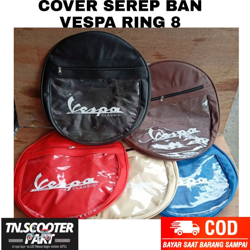Cover Ban Serep Sarung Ban Serep Ring 8 Vespa super Vbb BAjaj