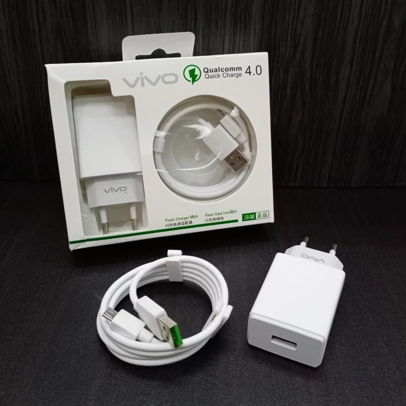 CHARGER VIVO 2A ORIGINAL AK933 MICRO USB QC 3.0 FAST CHARGING