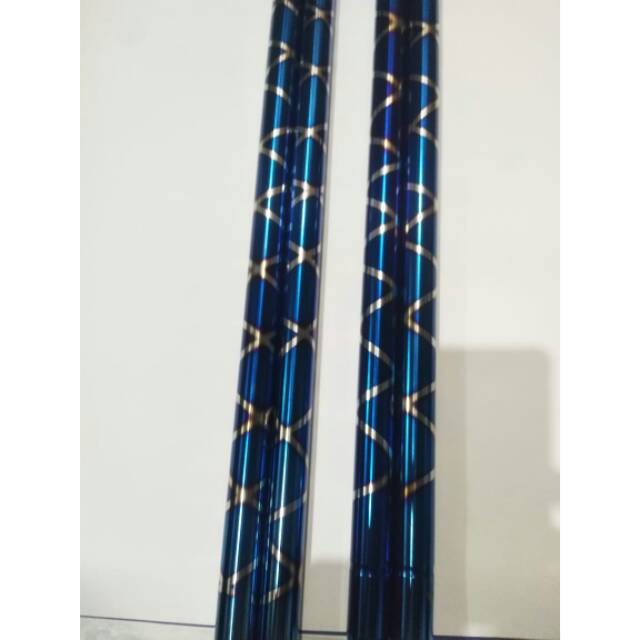 as shock shockbreaker depan diameter 26 26mm pnp satria fu sonic warna twotone 2 tone blue xxx