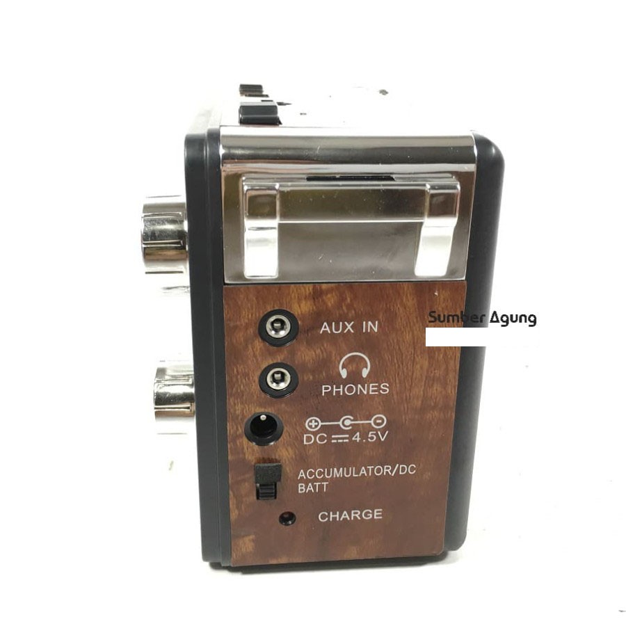 Mitsuyama MS4030 RadioSpeaker Portable AC DC Senter Besar FM AM SW
