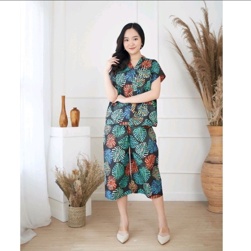 JELITA PIYAMA SET V/SET Kulot Kimono