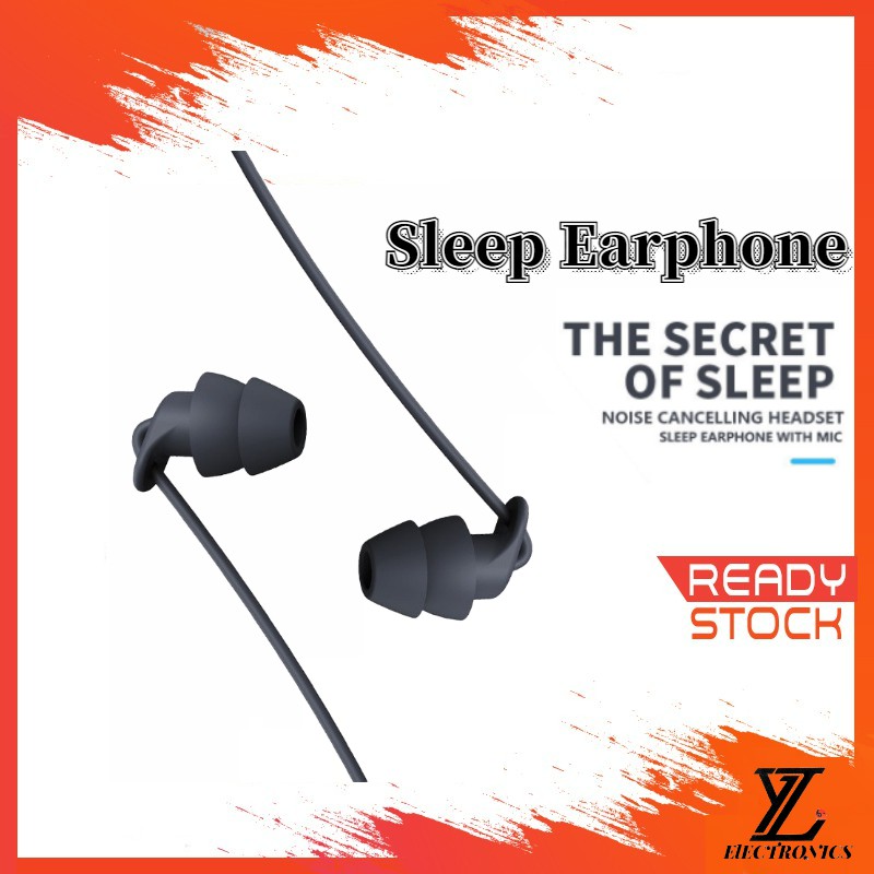 ⚡YZ Sleep Earphone Winss M2 Hifi&amp;Bass earphones soft silicone wear comfortable headphone Bantu tidur