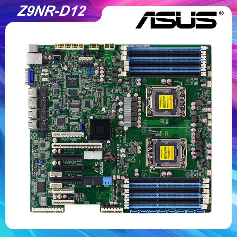PREORDER ASUS Z9NR-D12 Motherboard DDR3 Support Intel Xeon E5-2400 Cpus LGA 1356 Intel C602-A PCH US