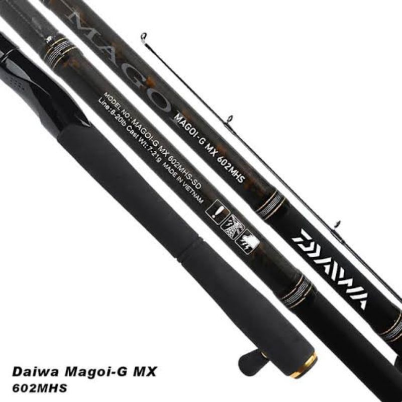 Rod DAIWA MAGOI-G MX 602MS-SD (180cm / Line Test 6-14lbs)