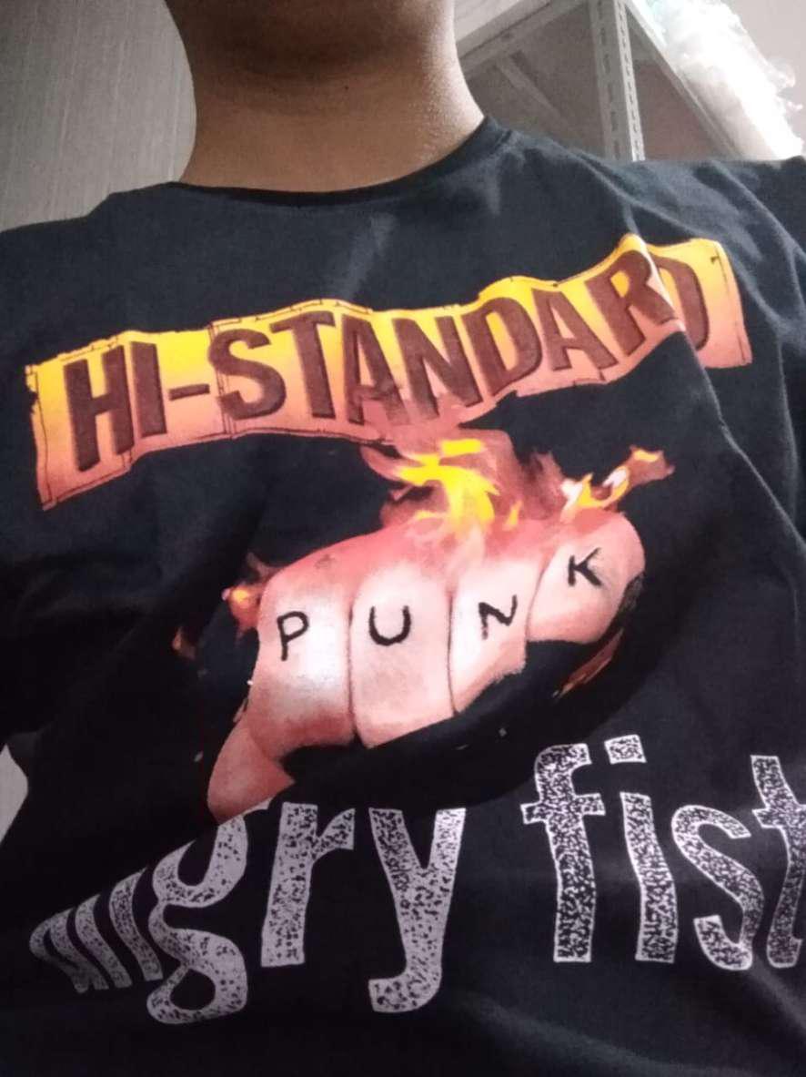 非売品 Hi-standard ANGRY FIST Tシャツ Mサイズ 保管品 Hi-Standard / ANGRY FIST Tour 1997 T/S【Mサイズ】【ユーズド