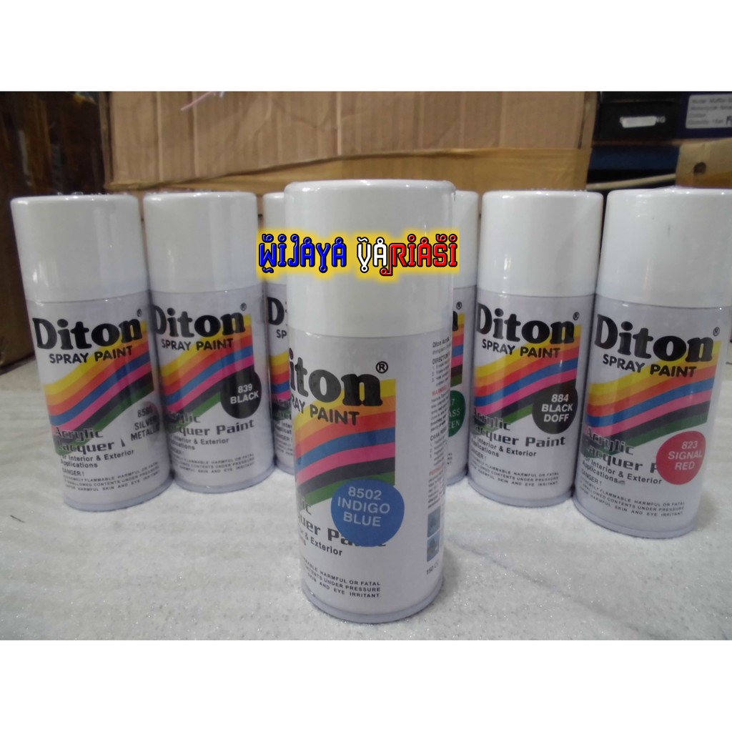 

DITON SPRAY PAINT PYLOX COLOUR 8502 INDIGO BLUE 150CC