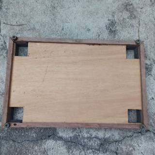  Papan  meja kayu  karambol custom  ukuran mini persegi 