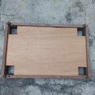 Papan meja kayu karambol custom ukuran mini persegi Papan meja kayu karambol custom ukuran mini persegi