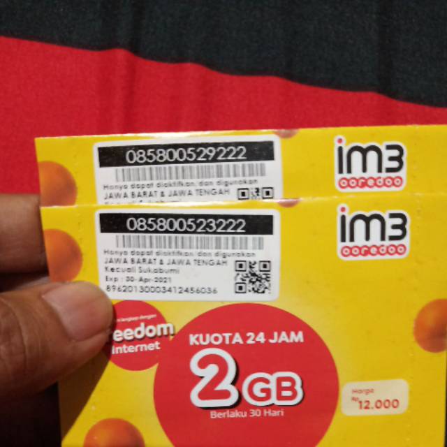 Kartu perdana indosat cantik couple