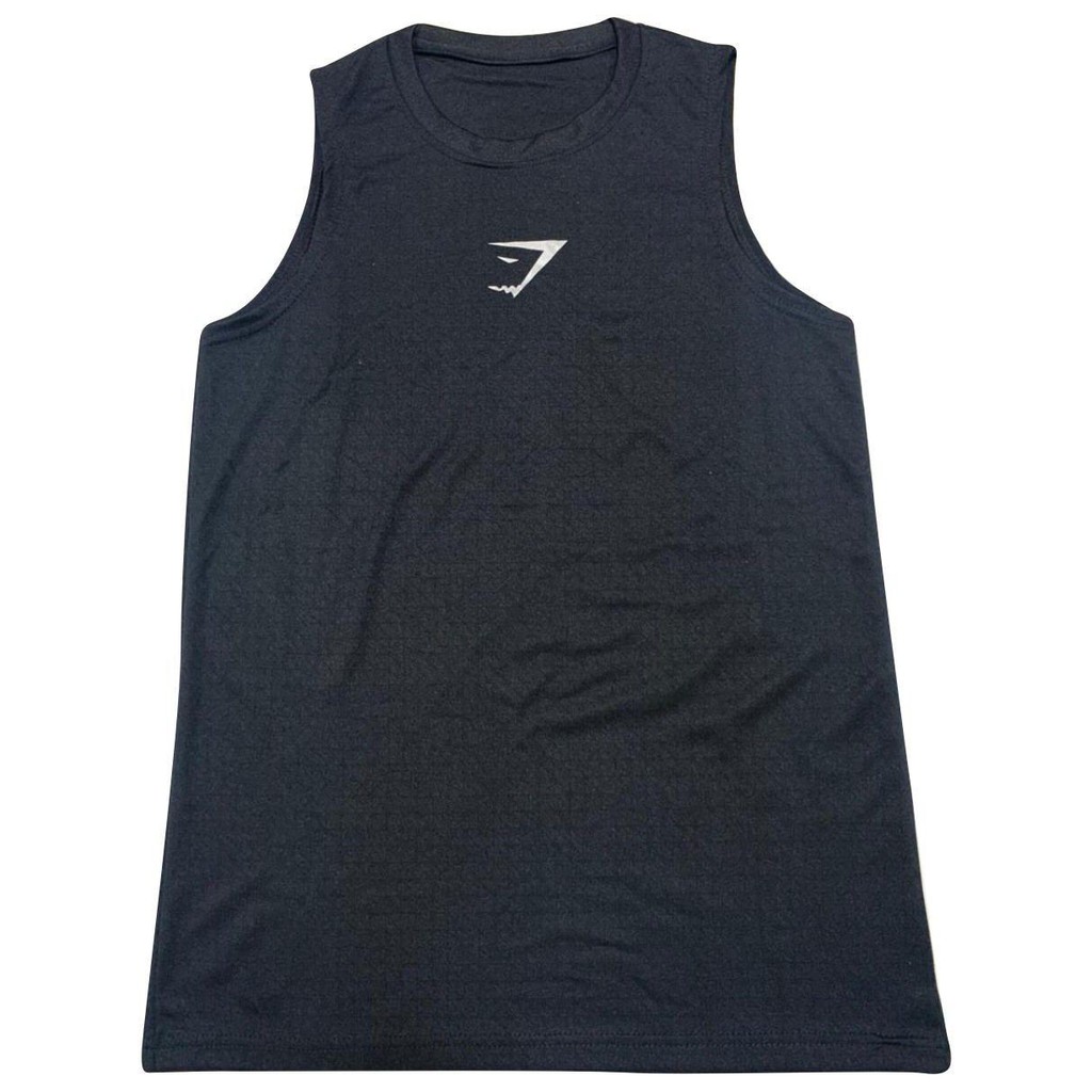 Singlet Latihan/Olahraga-Gymsh4rk hitam