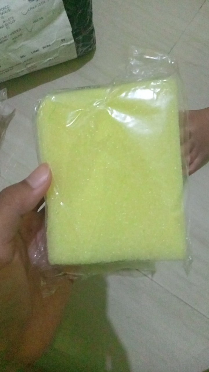 40 Gr Spon Sponge Cuci Piring Warna Warni Model Bantal