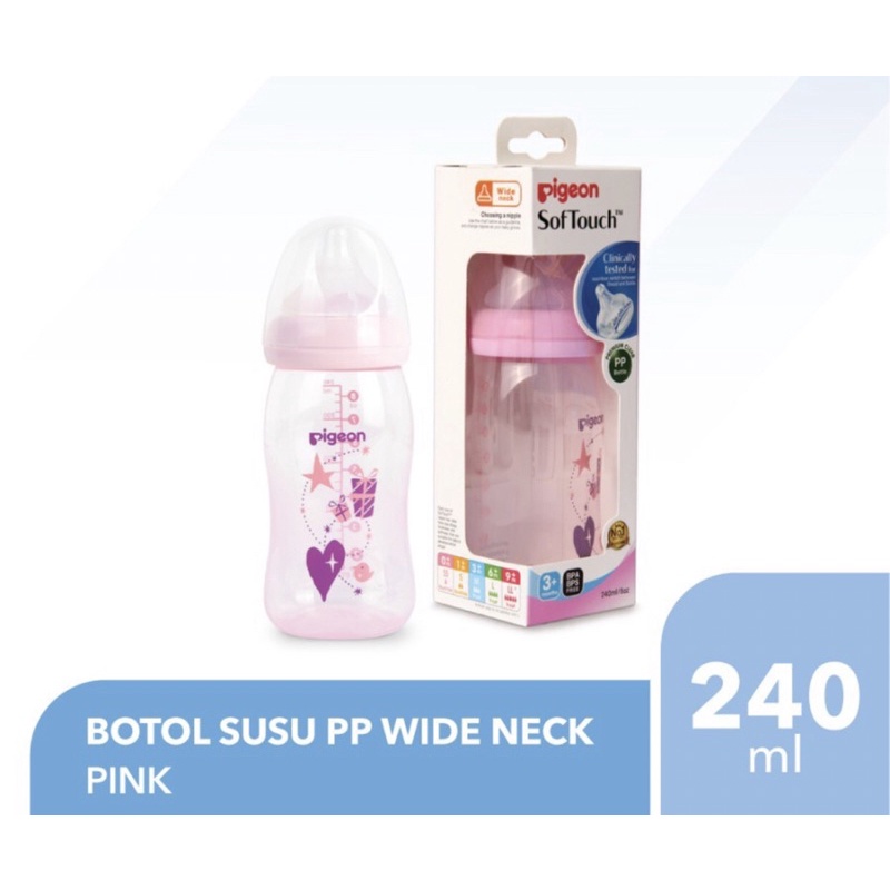 pigeon bottle wideneck motif 240ml