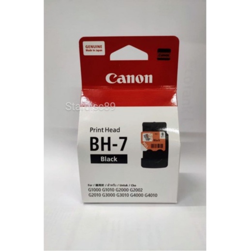 Canon Print Head Cartridge BH-7 bh7 Black/Hitam ORIGINAL