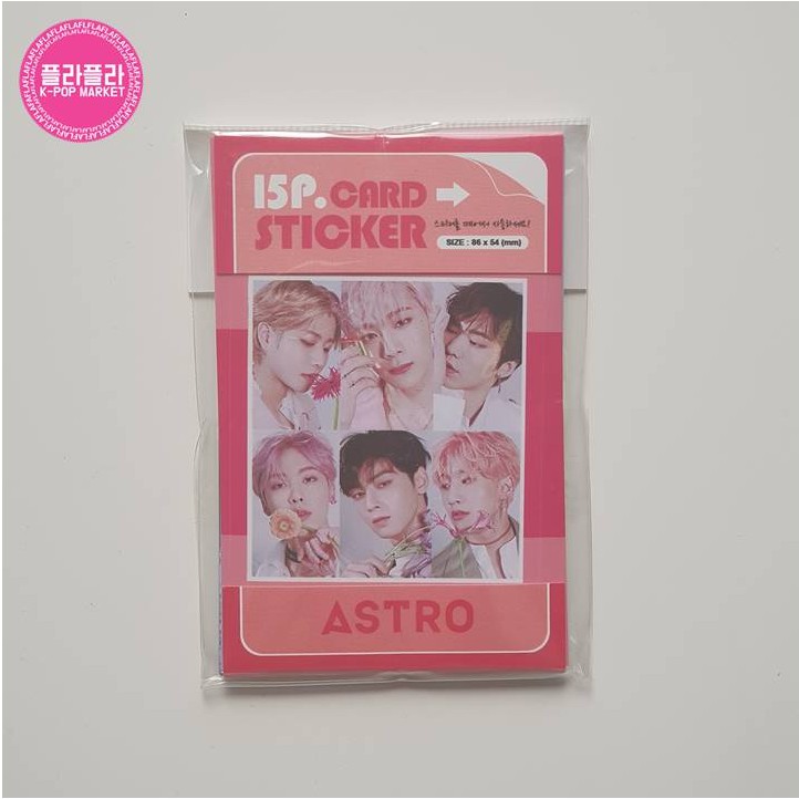 Sticker Kartu Set K-POP Astro Big Bang BTOB GFriend Girls Generation GOT7