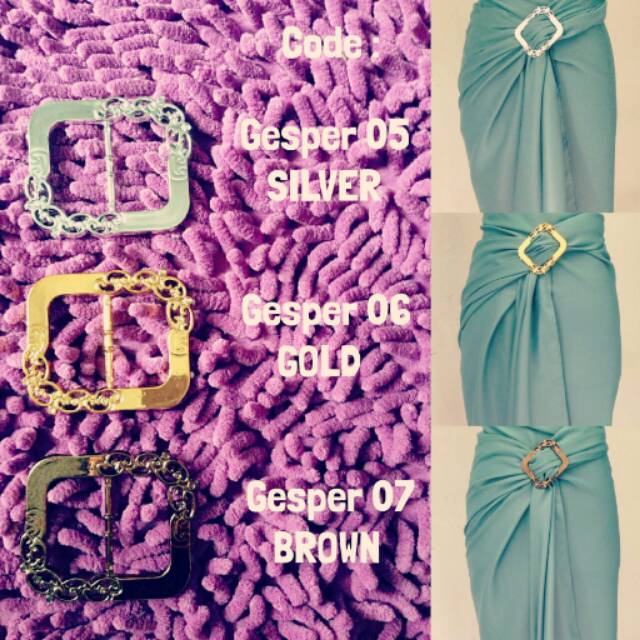Gesper Ring Kain Lilit Rok Lilit Batok Kain Serut Buckle Kain Lilit Sabuk Kain Lilit Kode 05 06 07