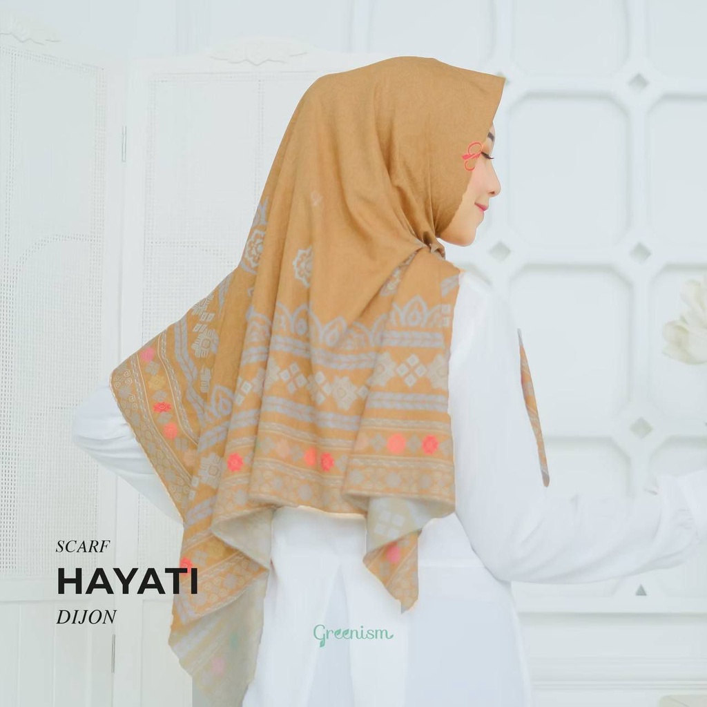 Greenism Scarf Hayati Quality Premium Syari'i