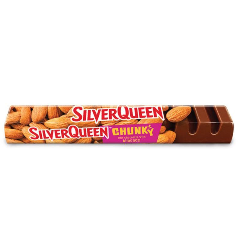 

Silverqueen chunky bar Cashew 95gram Promo harga termurah dan exp masih lama