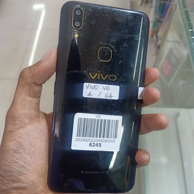 second vivo V9 4/64 batangan no minus