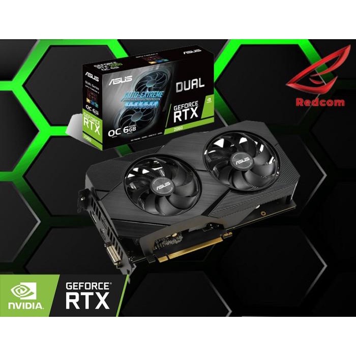 Vga / Vga Asus Geforce Rtx 2060 / Rtx2060 Dual Evo Oc - 6Gb Gddr6