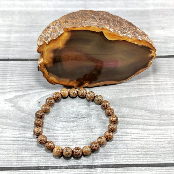 Gelang Kayu Alam Galih Kelor Motif Termurah