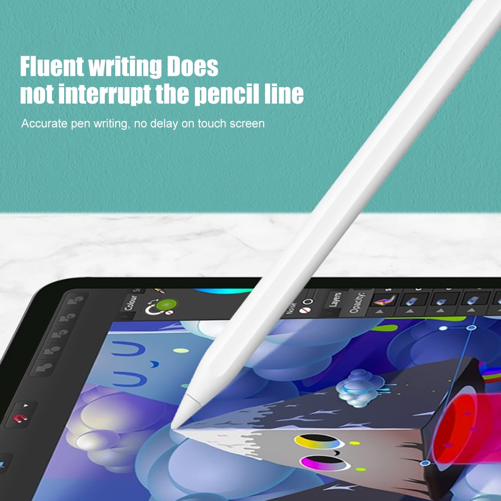Pen Stylus Touchscreen Sensitif Tinggi Bahan Plastik Untuk Apple Pencil
